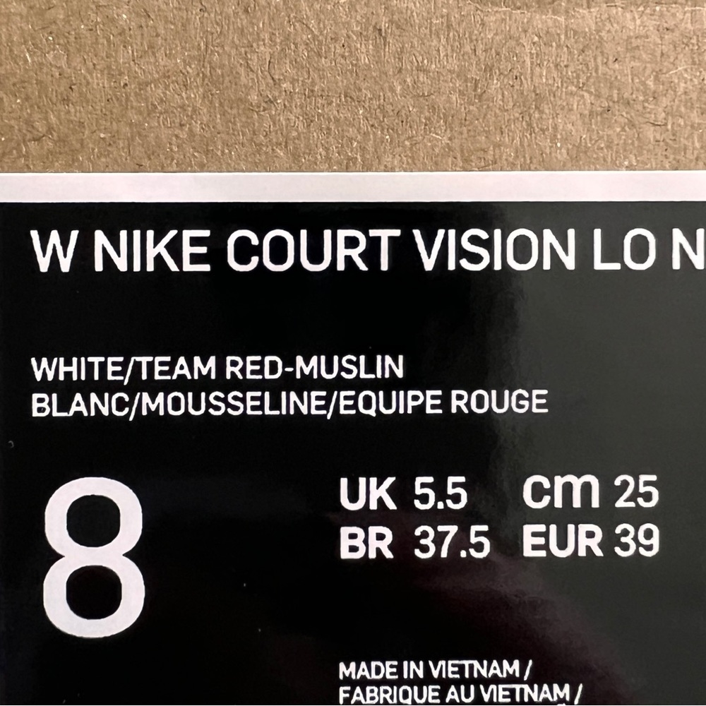 NWT Nike Court Vision Lo Women’s Shoes - Picture 9 of 9